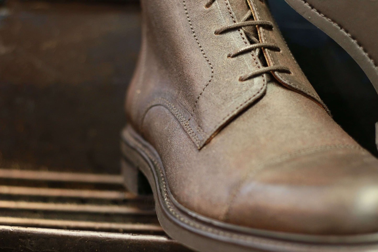 Boots Wild en veau velours ciré