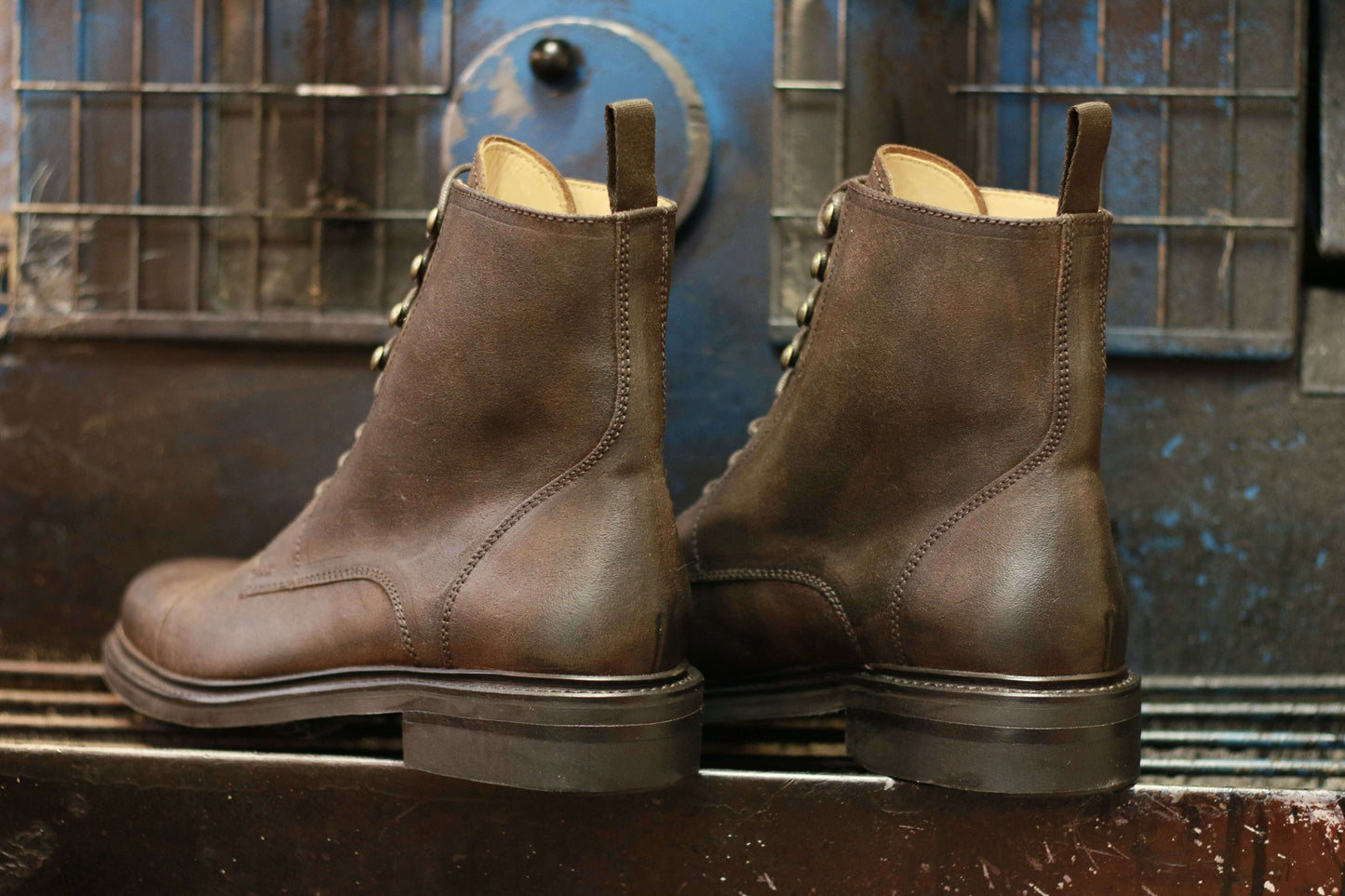 Boots Wild en veau velours ciré