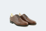 Chaussure ville homme-richelieu cuir-chataigne diplomate ypsons vue biais