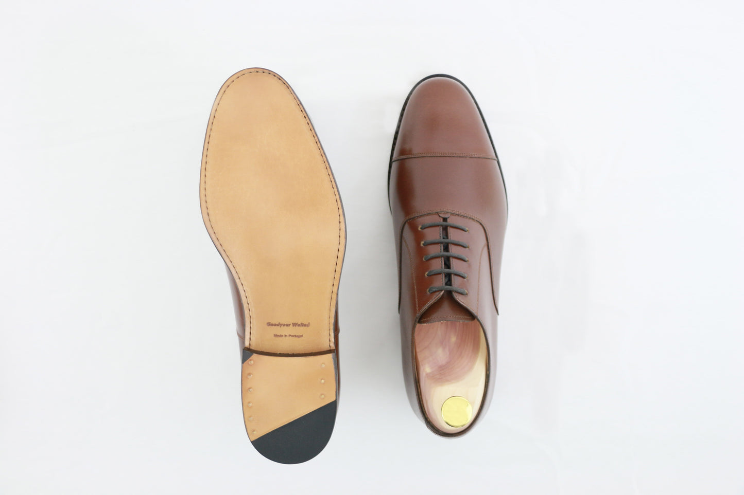 chaussure ville homme richelieu cuir-chataigne diplomate ypsons vue semelle