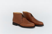 ypsons chukka boots homme cuir graine marron vue de biais