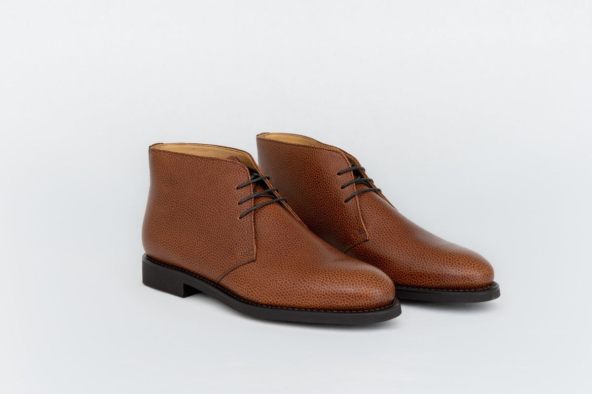Chukka boots Cuir grainé marron