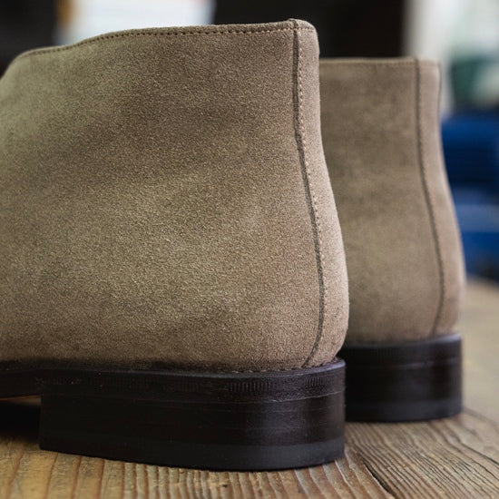 Chukka boots velours gris