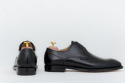 ypsons derby lincoln homme cuir noir vue de profil