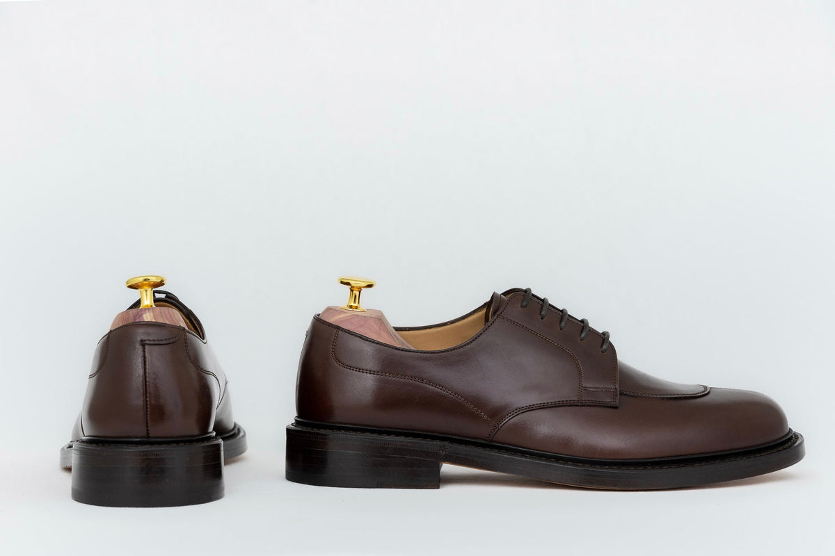 Derby mi-chasse Cuir chocolat