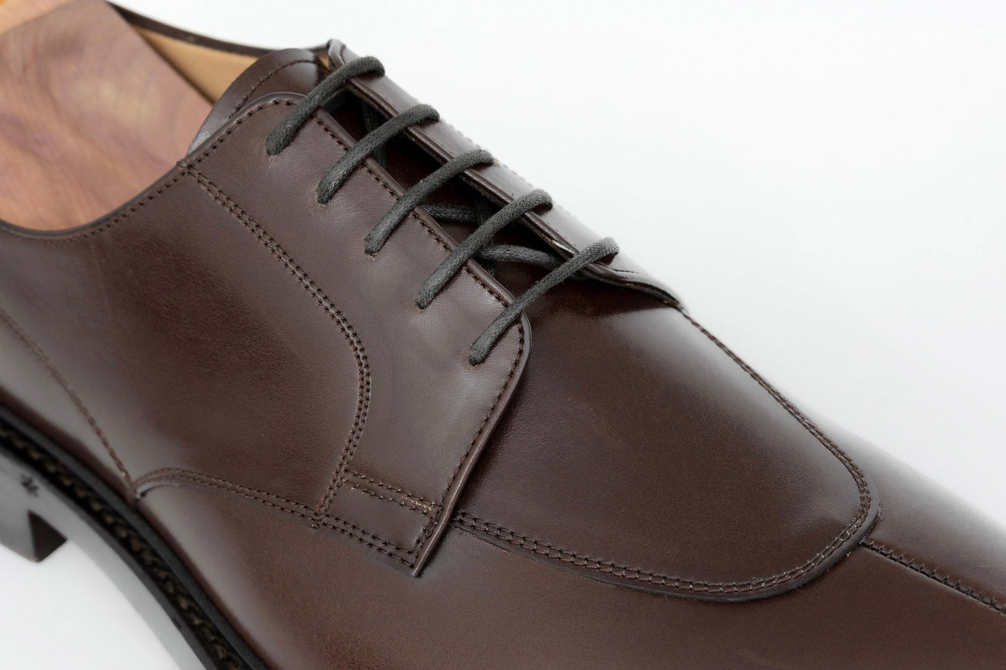 ypsons derby mi chasse homme cuir marron vue zoom