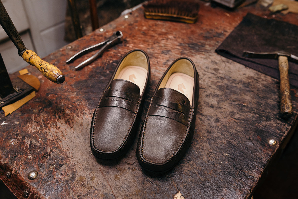 Mocassins Relax Cuir marron