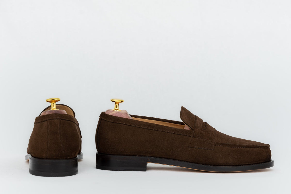 Oxford Veau velours marron