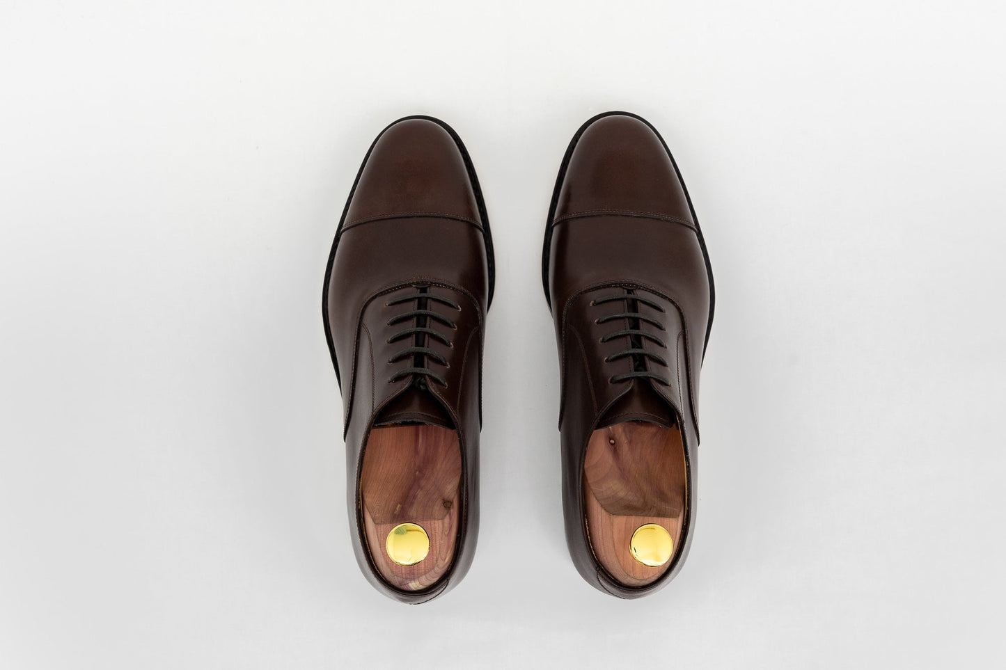 ypsons richelieu homme diplomate cuir-marron semelle cuir vue dessus