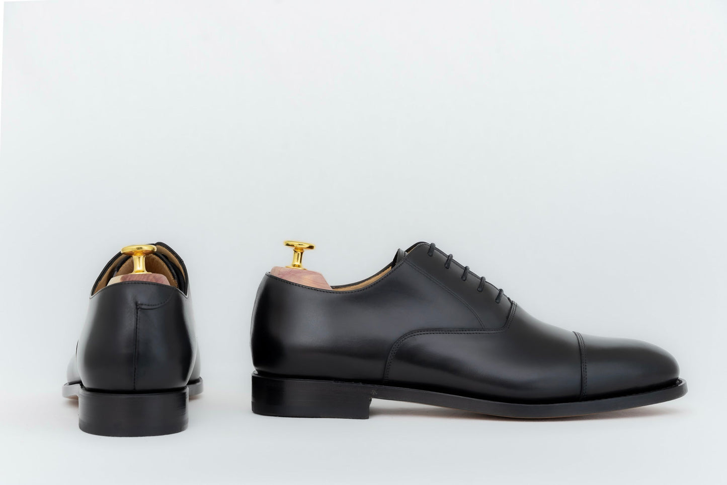 ypsons richelieu homme diplomate cuir-noir semelle cuir vue de profil