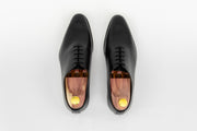 ypsons richelieu homme san cuir noir semelle cuir vue dessus
