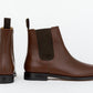 ypsons chelsea boots homme cuir marron vue de profil