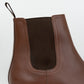 ypsons chelsea boots homme cuir marron vue zoom