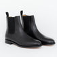 ypsons chelsea boots homme cuir noir vue de biais