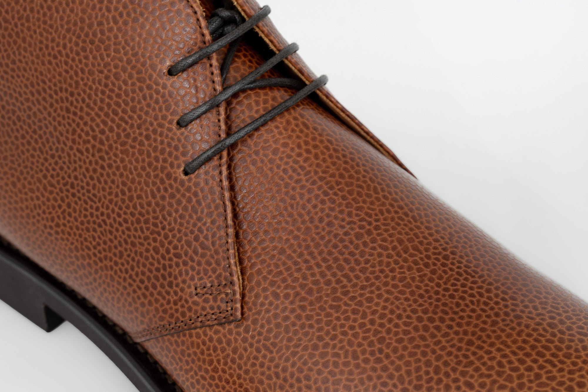 ypsons chukka boots homme cuir graine marron vue zoom
