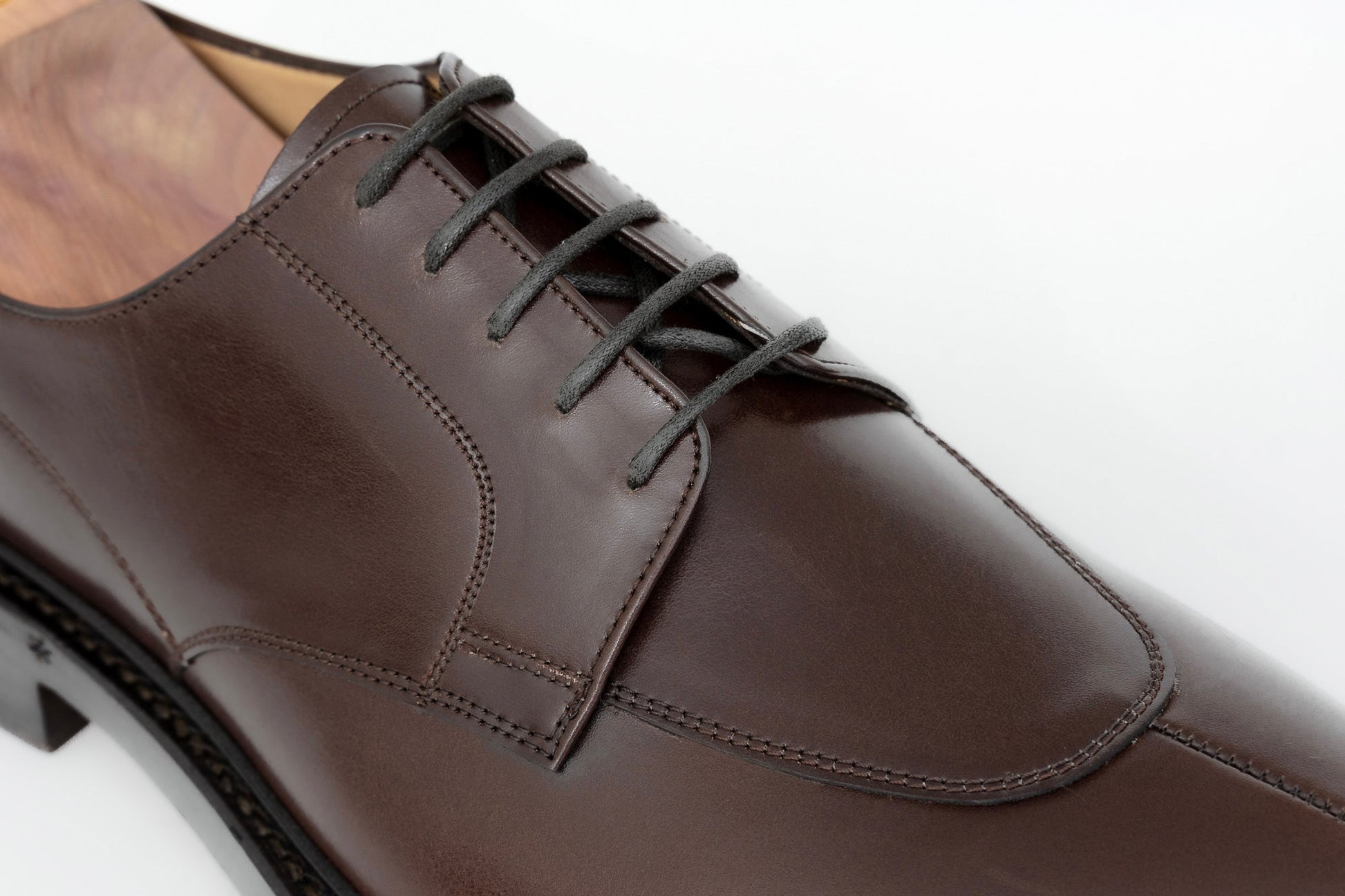 ypsons derby mi chasse homme cuir marron vue zoom