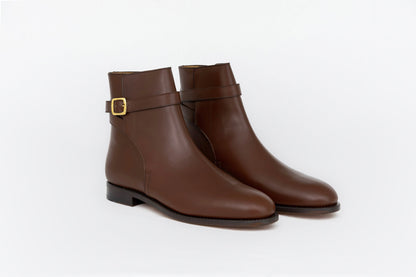 ypsons jodhpur boots homme cuir marron vue de biais