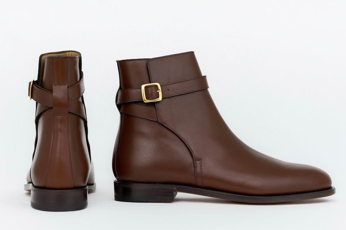 ypsons jodhpur boots homme cuir marron vue de profil