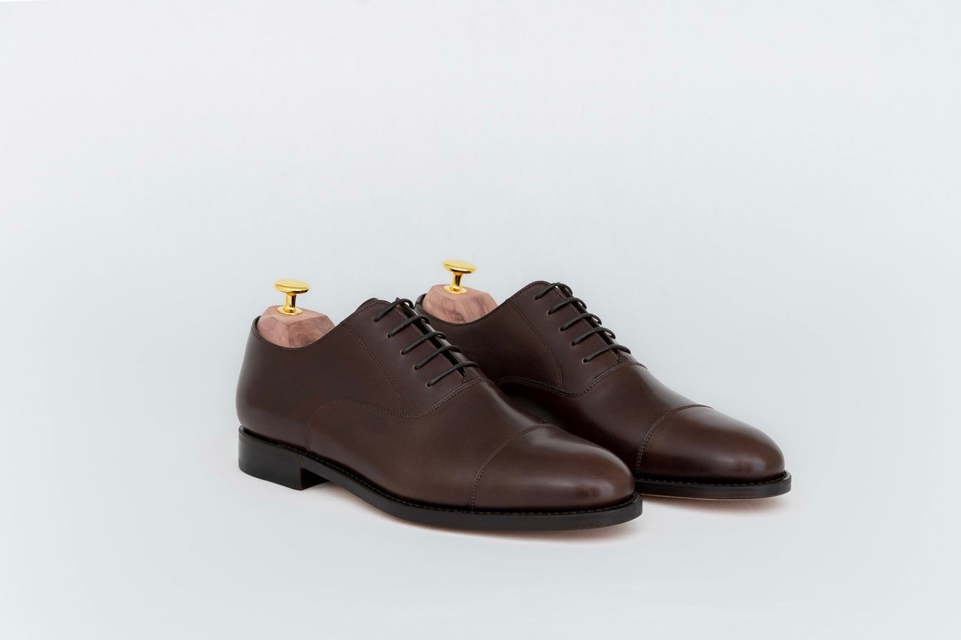ypsons richelieu homme diplomate cuir-marron semelle cuir vue de biais